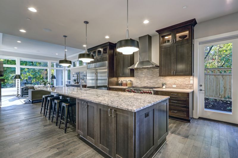 Kitchen Island with Granite Top